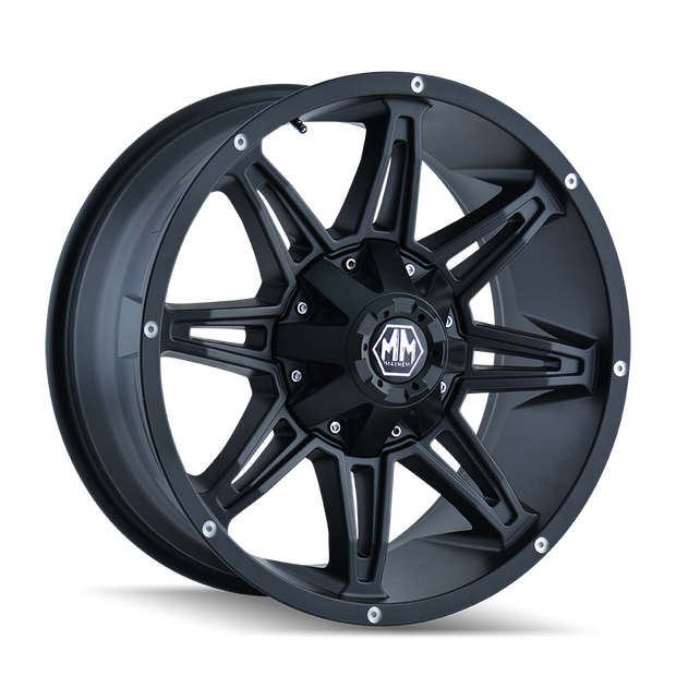 MAYHEM RAMPAGE 8090 MATTE BLACK 20X9 8-180 18MM 124.1MM