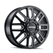 Mayhem Cogent Dually (8107) Gloss Black Milled 20x8.25 Front 8-200 115mm 142mm - 8107D-2877BMF115