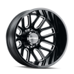MAYHEM COGENT DUALLY (8107D) GLOSS BLACK MILLED 20X8.25 REAR 8-200 -192MM 142MM