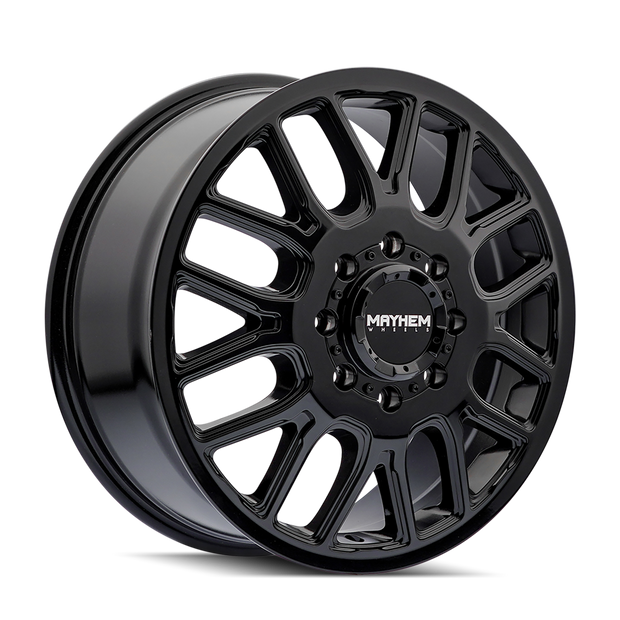 Mayhem Cogent Dually 8107D Gloss Black 20x8.25 8-200 115mm 142mm - 8107D-2877BF115