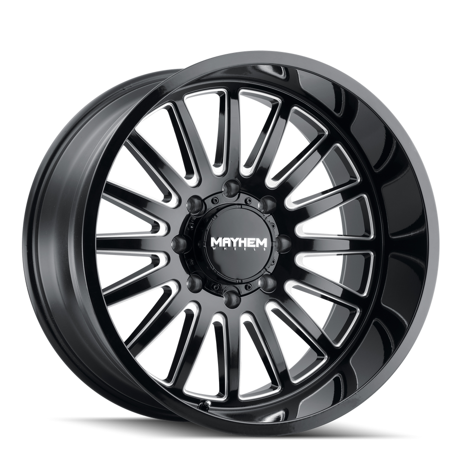 MAYHEM UTOPIA 8114 GLOSS BLACK/MILLED 20X9 6-139.7 18MM 106MM