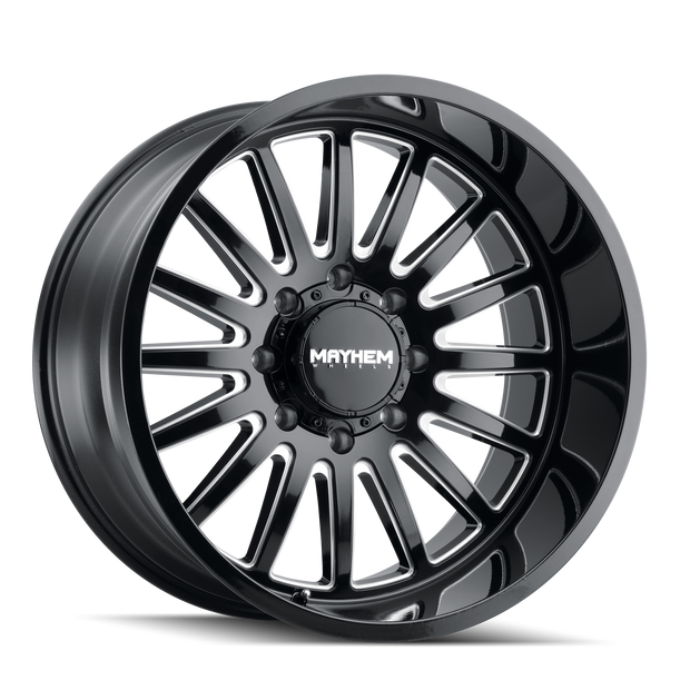 MAYHEM UTOPIA 8114 GLOSS BLACK/MILLED 20X9 6-139.7 0MM 106MM