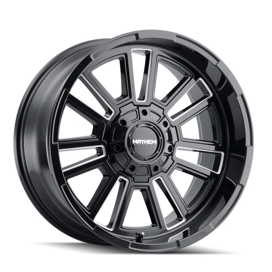 MAYHEM APOLLO 8115 GLOSS BLACK/MILLED 20X9 6-135/6-139.7 0MM 106MM