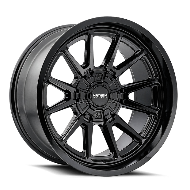 Mayhem Intrepid 8116 Gloss Black 18x9 8-180 -12mm 124.1mm - 8116-8978B