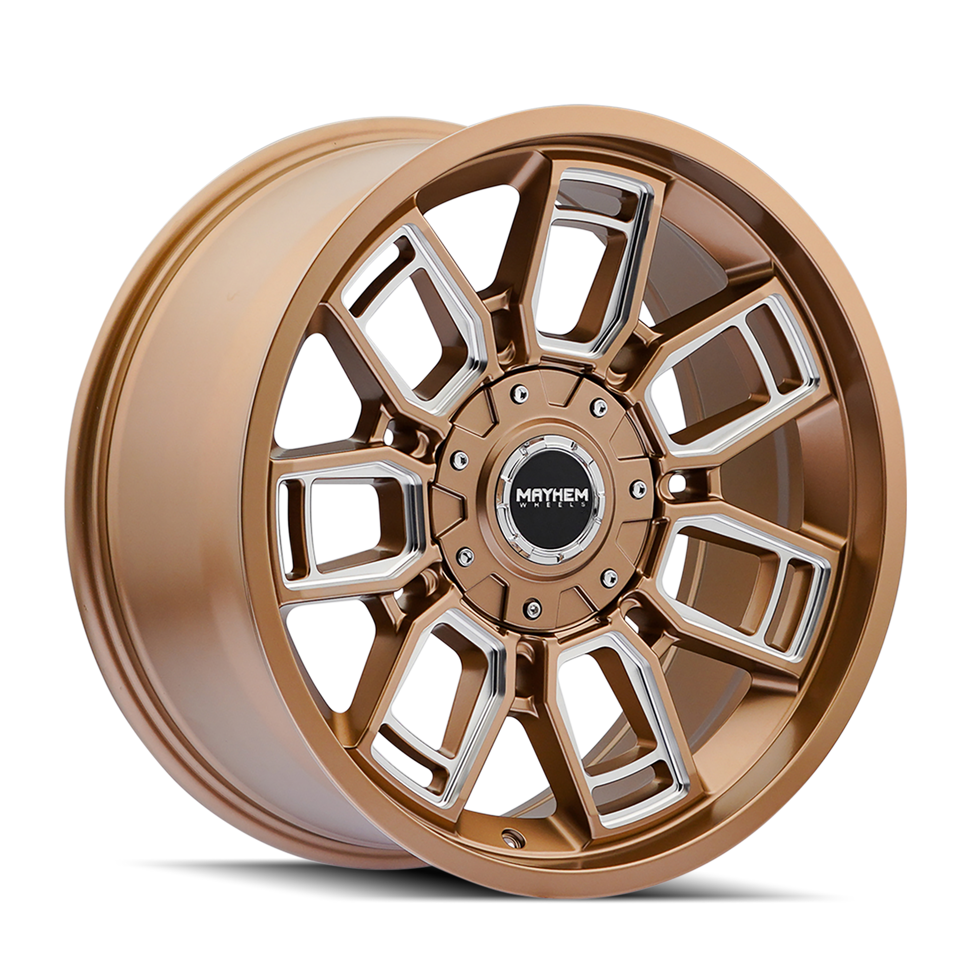 MAYHEM ORDINANCE 8118 MATTE BRONZE/MILLED 20X9 6-135/6-139.7 0MM 106.1MM