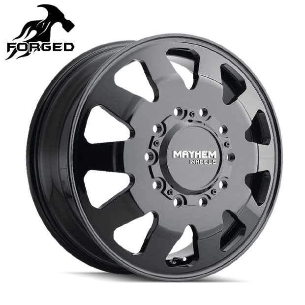 MAYHEM CHALLENGER 8181 FORGED FULL BLACK 22X8.25 10-225 169MM 170.1MM [CAP NOT INCLUDED]