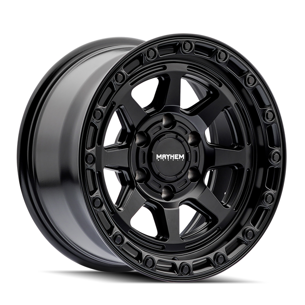 Mayhem  Ridgeline (8306) Satin Black 20x9 8x180 18mm 124.1mm - 8306-2978MB