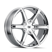 MAZZI STILTS 371 CHROME 24X9.5 5-115/5-120 18MM 74.1MM
