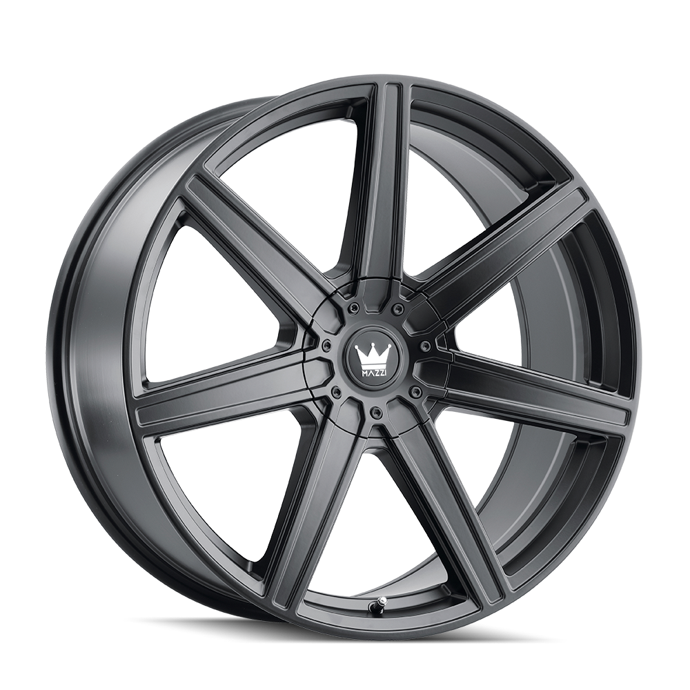 MAZZI LAGUNA 376 MATTE BLACK 22X8.5 5-112/5-120 38MM 74.1MM