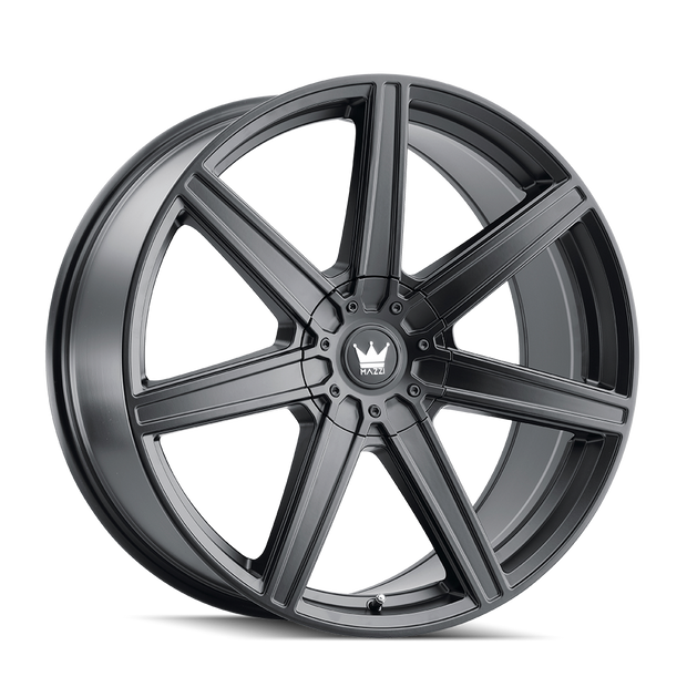 MAZZI LAGUNA 376 MATTE BLACK 22X8.5 5-112/5-120 38MM 74.1MM