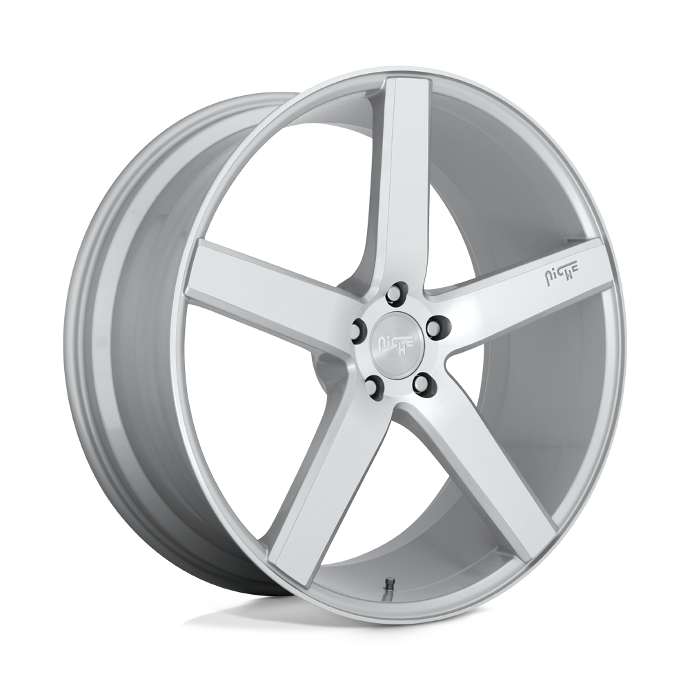 Niche 1PC M135 Milan 18x8 5x114.3 GL-SLVR-MACH - M135188065+40