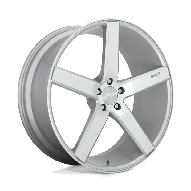 Niche 1PC M135 Milan 19x8.5 5x114.3 GL-SLVR-MACH - M135198565+35