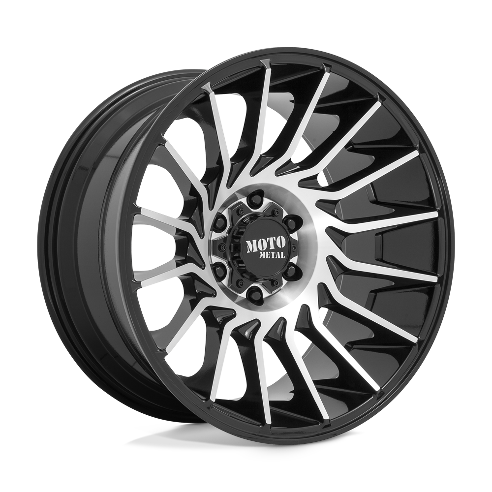 Moto Metal MO807 22x12 5x127 G-BLK MACH - MO80722250544N