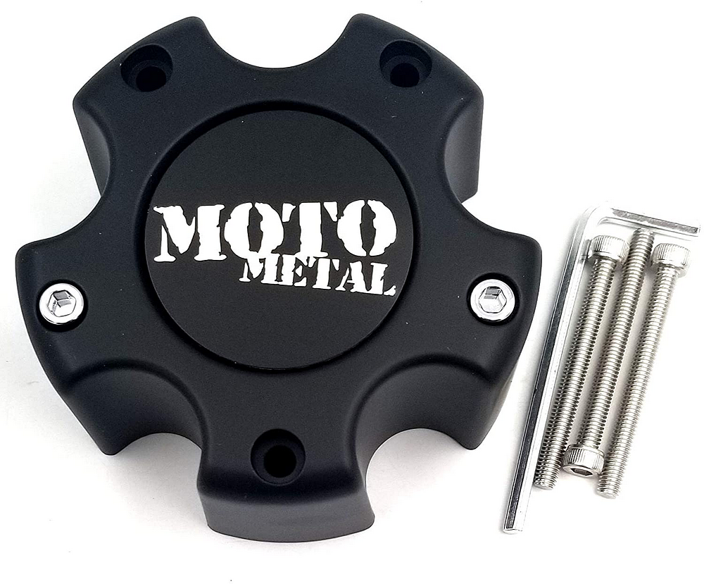 MOTO METAL CAP  MATTE BLACK 5 LUG - MO909B5127YB