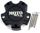MOTO METAL CAP  MATTE BLACK 5 LUG - MO909B5127YB