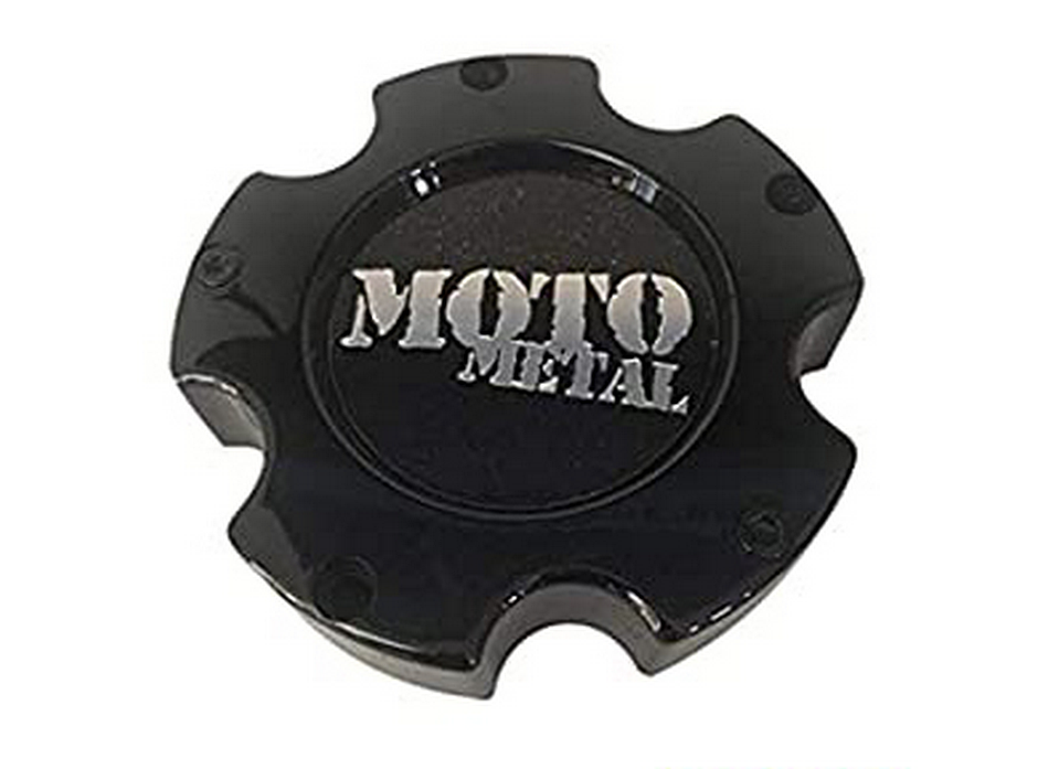 MOTO METAL GLOSS BLACK CAP LARGE 5 LUG - MO909B5139B