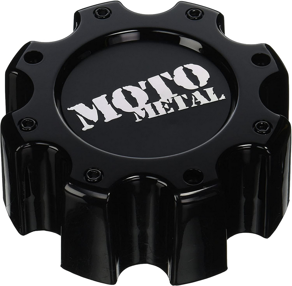 MOTO METAL CAP 8 LUG - GLOSS BLACK - MO909B8165B