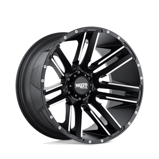 Moto Metal MO978 Razor 18x9 5x127 S-BLK MACH - MO97889050518