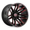 Moto Metal MO978 Razor 20x10 5x139.7 S-BLK MACH RTCC - MO97821055524NRC