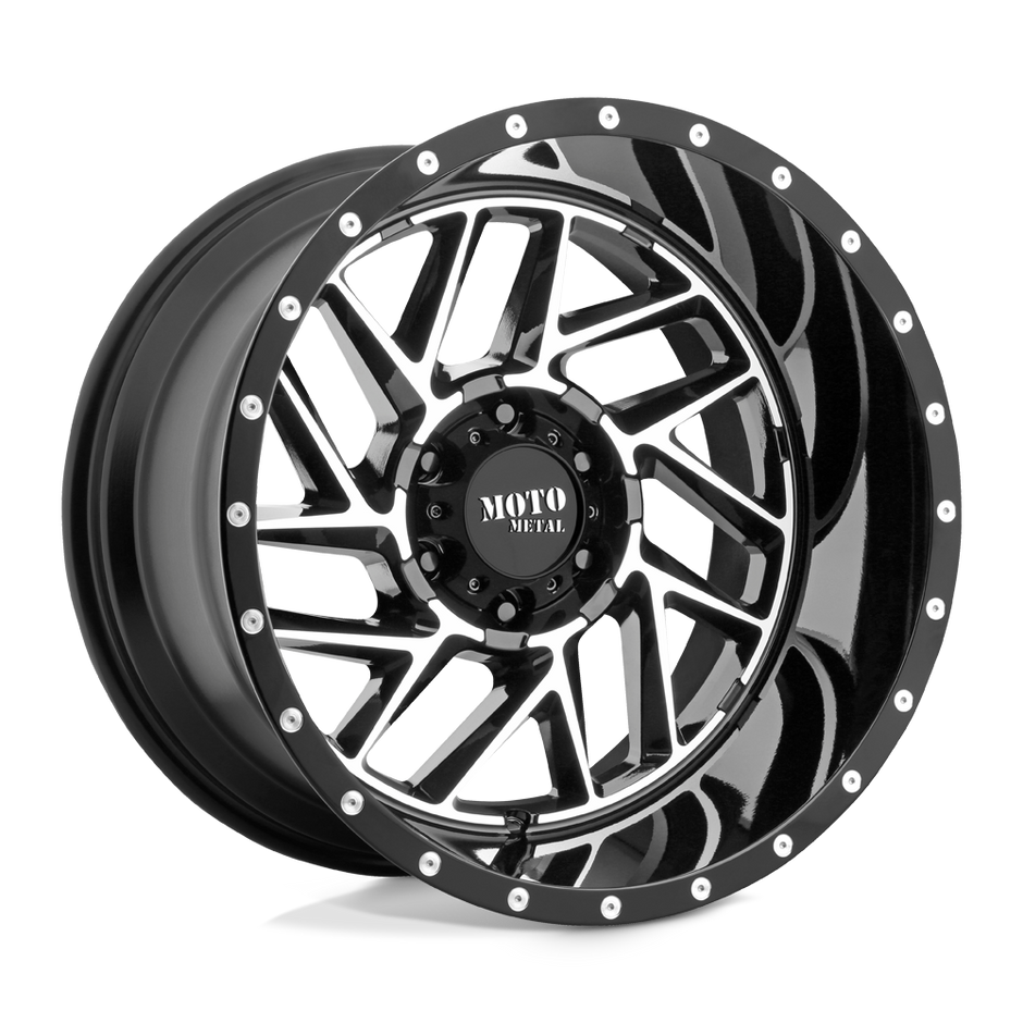 Moto Metal MO985 Breakout 20x12 8x165.1 G-BLK MACH - MO98521280344N