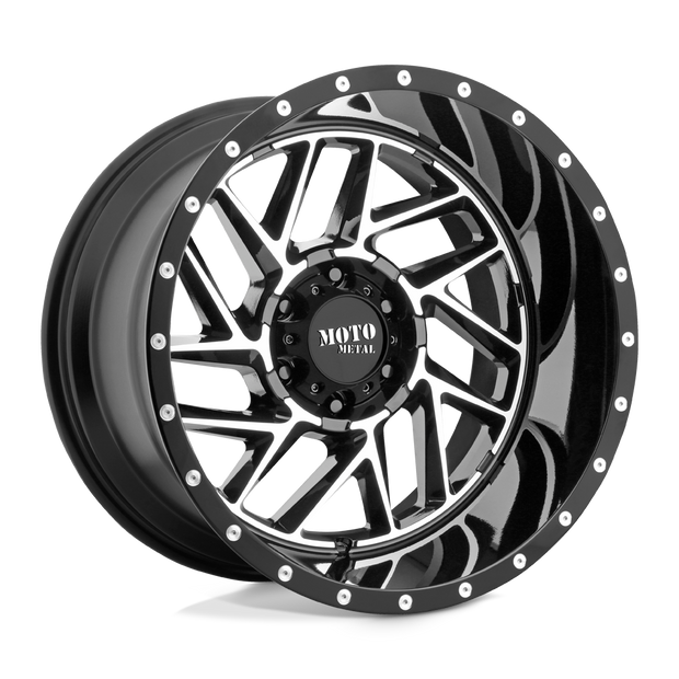 Moto Metal MO985 Breakout 16x8 5x114.3 G-BLK MACH - MO98568012306N