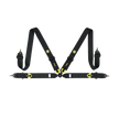 MOMO Corsa Harness FIA 4pt 3x3 Black Clip in, Cam Lock Expires 2029 - M040303BK-29