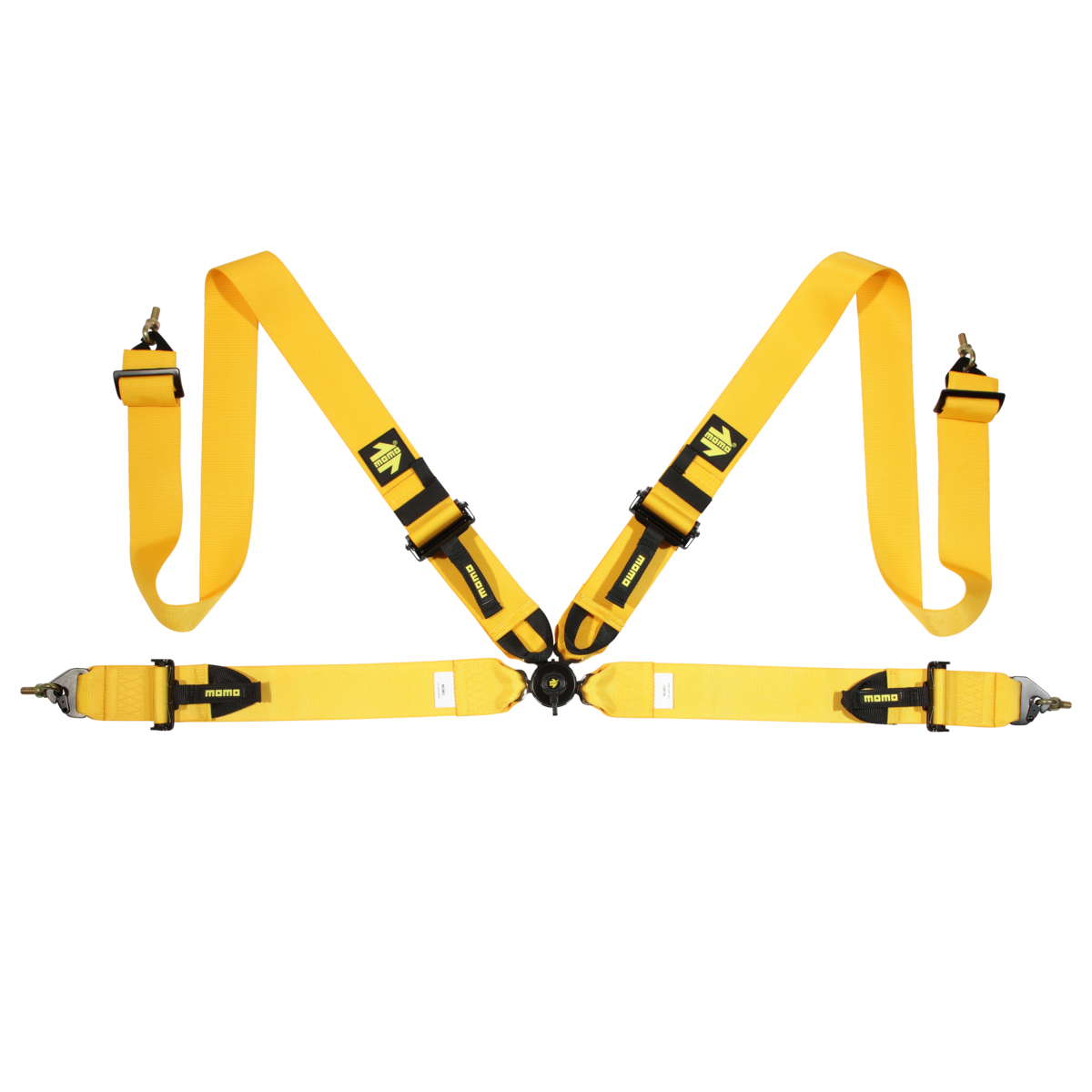 MOMO Corsa Harness FIA 4pt 3x3 Yellow Clip in, Cam Expires 2029 - M040303YL-29