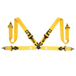 MOMO Corsa Harness FIA 4pt 3x3 Yellow Clip in, Cam Expires 2029 - M040303YL-29