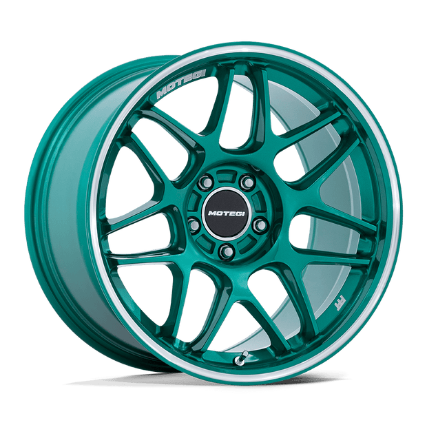 Motegi MR158 Tsubaki 18x10.5 5x114.3 HOK-GRN MCH - MR158ED18051225