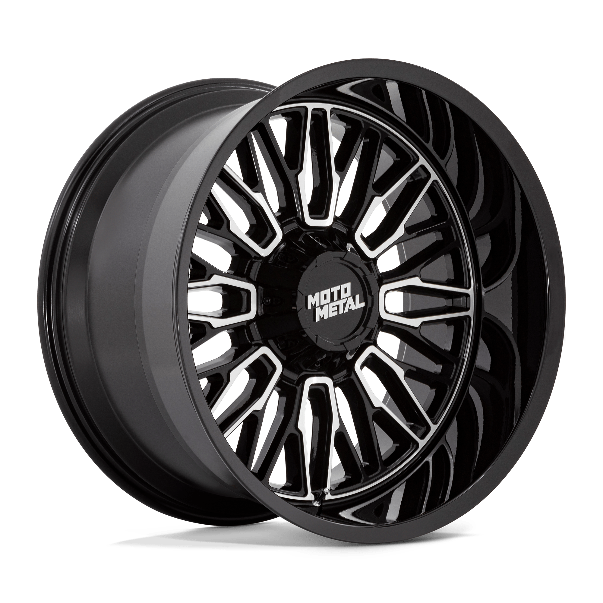 Moto Metal MO809 Stinger 20x10 5x127/5x139.7 G-BLK-MACH - MO809BD20103518N
