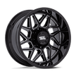 Moto Metal MO812 Turbine 20x10 8x165.1 G-BLK MILL - MO812BE20108018N