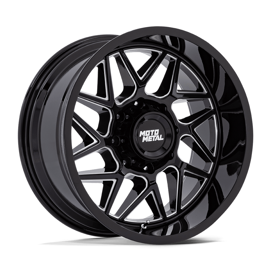 Moto Metal MO812 Turbine 20x9 8x165.1 G-BLK MILL - MO812BE20908020