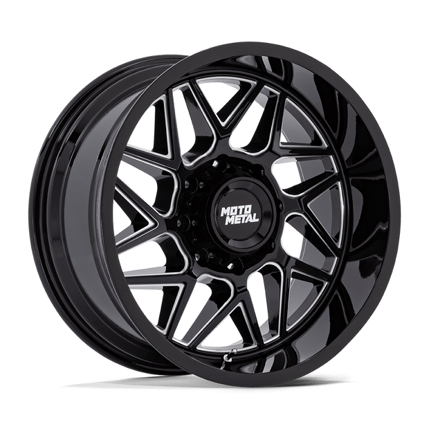 Moto Metal MO812 Turbine 20x9 5x127 G-BLK MILL - MO812BE20905001