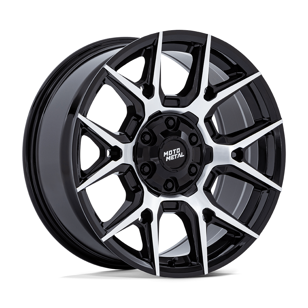Moto Metal MO813 Mason 17x8.5 6x139.7 G-BLK-MCH - MO813BD17856800
