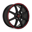Motegi MR142 CS8 17x7 4x100/4x108 S-BLK RED - MR14277008940