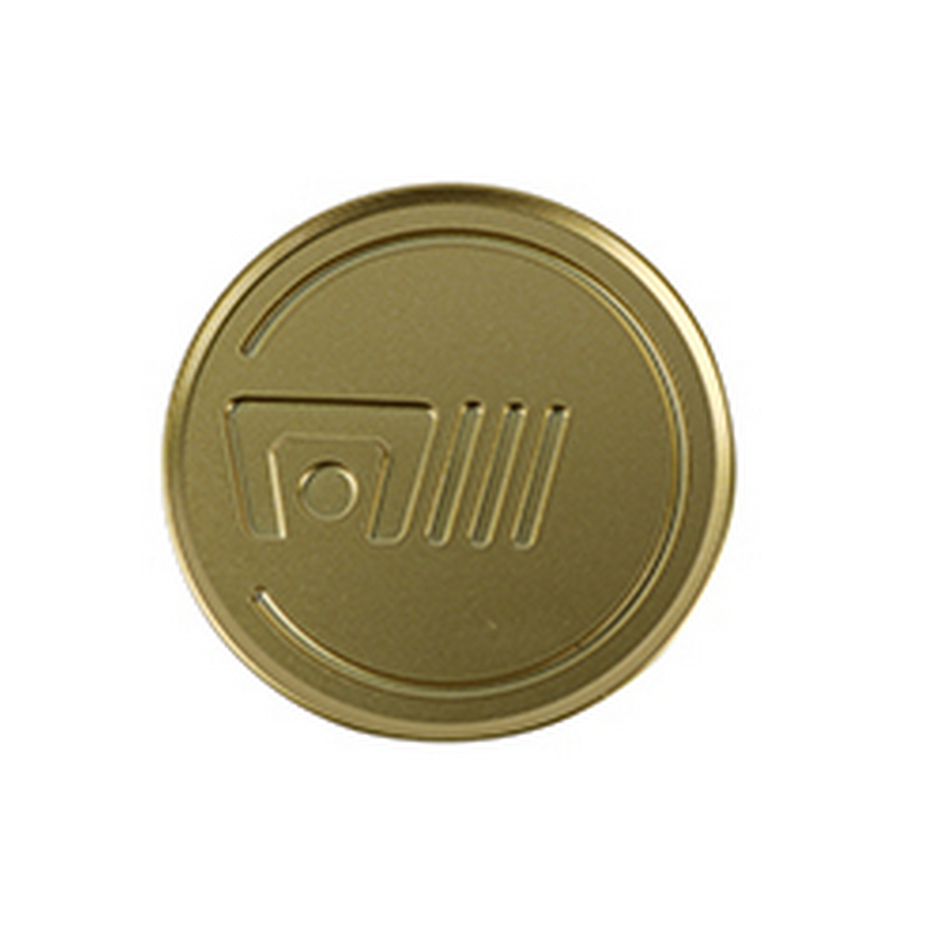 MOTEGI CAP ALUM SNAP-IN 65.3MM - GOLD - MRCAPB-GD