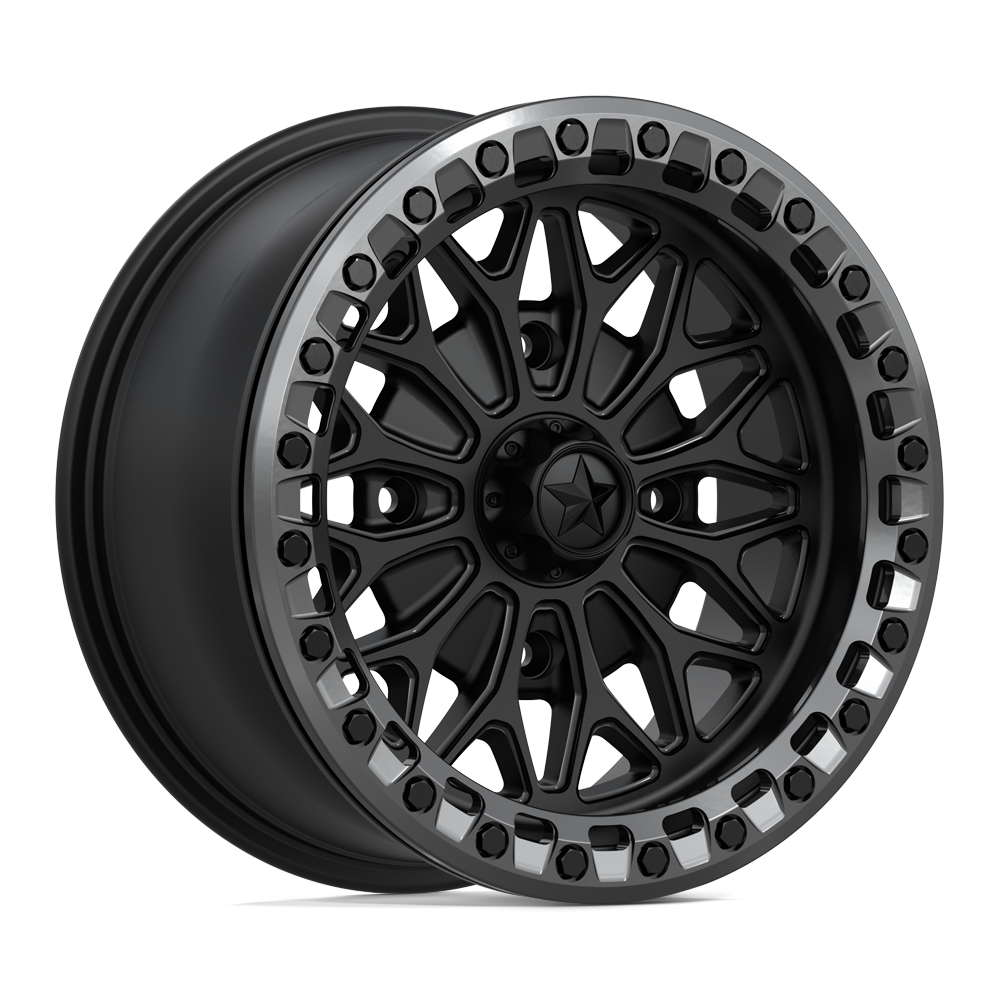 MSA Offroad Wheels MA53 Bolo UTV Beadlock 15x7 4x156 M-BLK G-GNMTL - MA053MA15704410