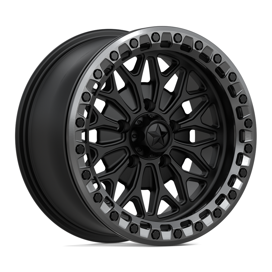 MSA Offroad Wheels MA53 Bolo UTV Beadlock 15x7 5x114.3 M-BLK G-GNMTL - MA053MA15701210