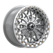 MSA Offroad Wheels MA53 Bolo UTV Beadlock 15x7 4x156 G-SLV-MCH - MA053SD15704438
