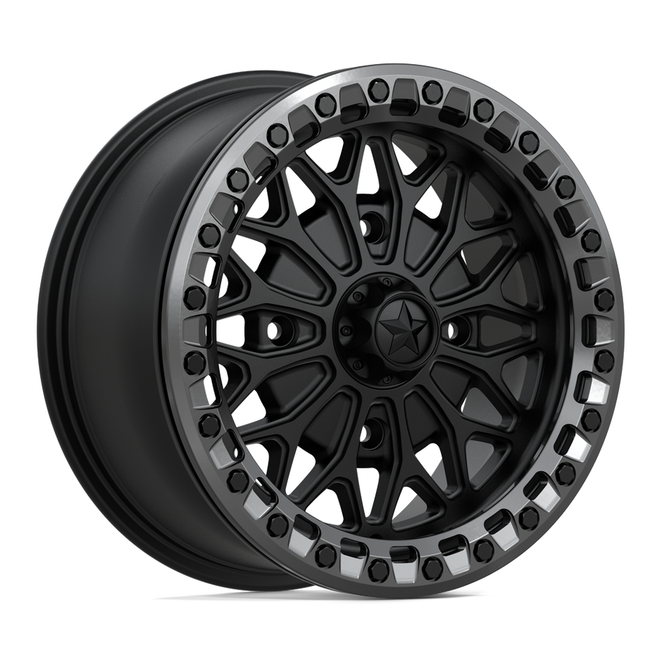 MSA Offroad Wheels MA53 Bolo UTV Beadlock 15x7 4x110 M-BLK G-GNMTL - MA053MA15704038