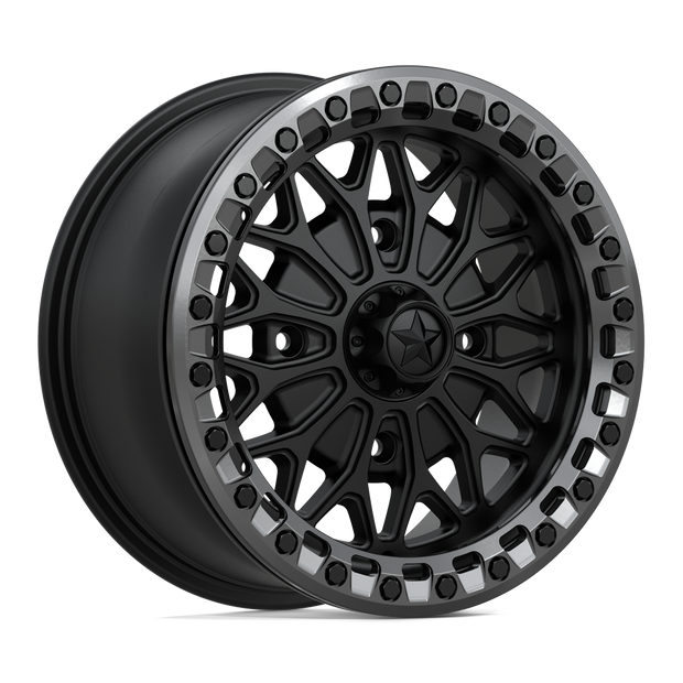MSA Offroad Wheels MA53 Bolo UTV Beadlock 15x7 4x110 M-BLK G-GNMTL - MA053MA15704038