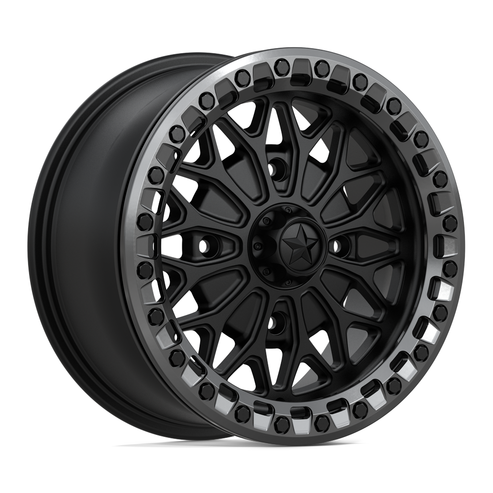 MSA Offroad Wheels MA53 Bolo UTV Beadlock 15x7 4x156 M-BLK G-GNMTL - MA053MA15704438