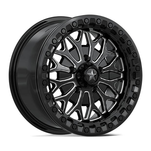 MSA Offroad Wheels MA53 Bolo UTV Beadlock 15x7 5x114.3 G-BLK-MILL - MA053BE15701238