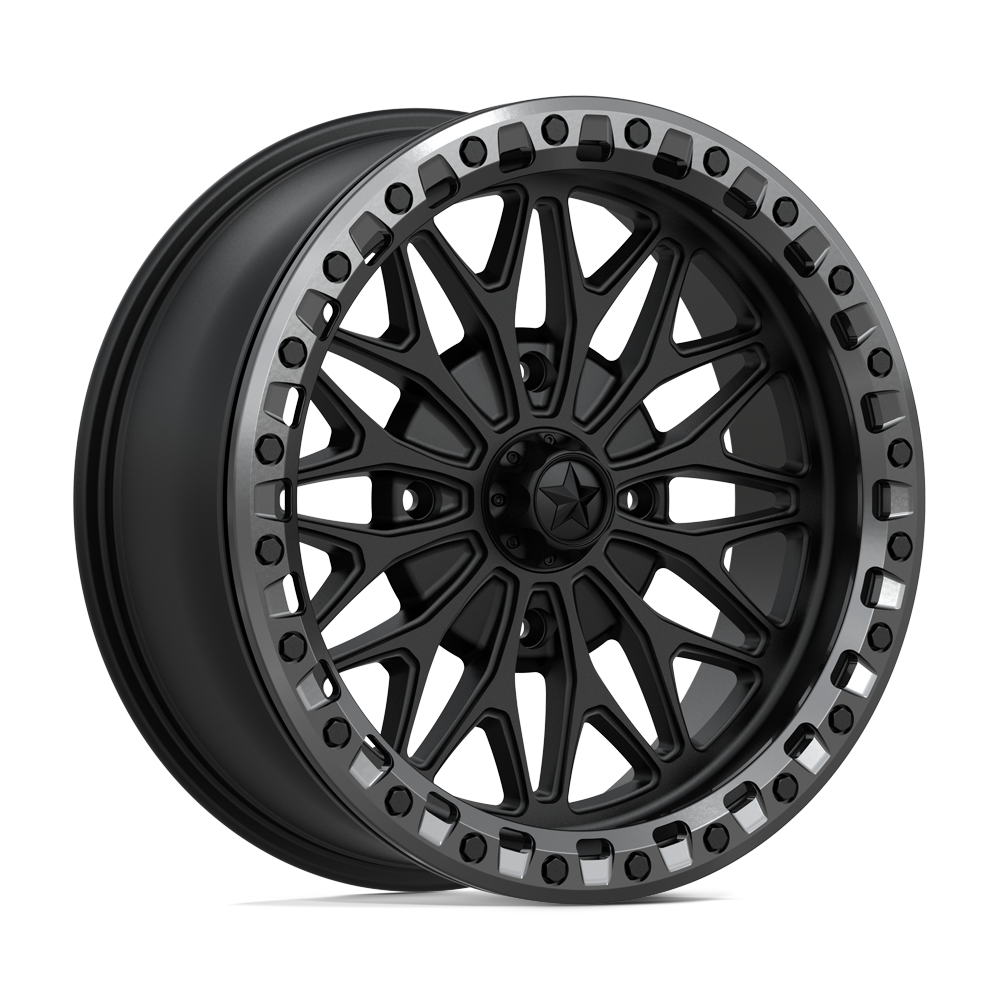 MSA Offroad Wheels MA53 Bolo UTV Beadlock 18x7 4x156 M-BLK G-GNMTL - MA053MA18704410