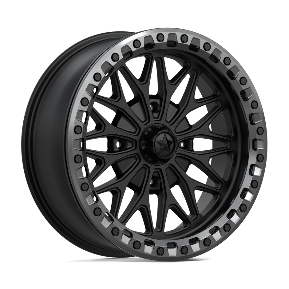 MSA Offroad Wheels MA53 Bolo UTV Beadlock 18x7 4x137 M-BLK G-GNMTL - MA053MA18704810