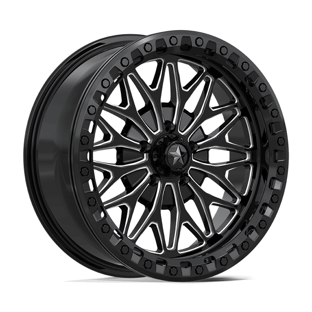 MSA Offroad Wheels MA53 Bolo UTV Beadlock 18x7 5x114.3 G-BLK-MILL - MA053BE18701210