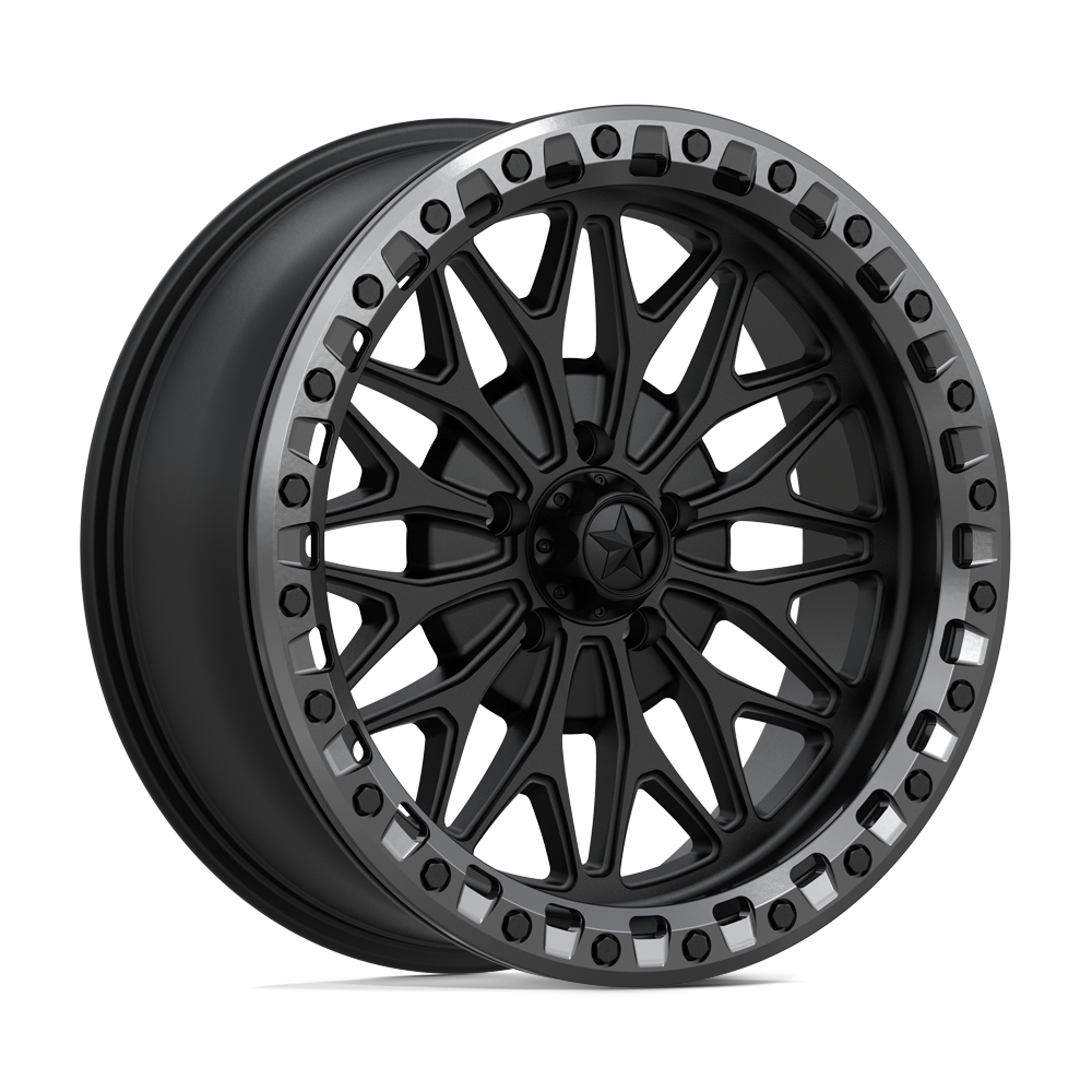 MSA Offroad Wheels MA53 Bolo UTV Beadlock 18x7 5x114.3 M-BLK G-GNMTL - MA053MA18701210