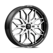 MSA Offroad Wheels M47 Sniper UTV 20x7 4x156 G-BLK-MACH - MA047BD20704410