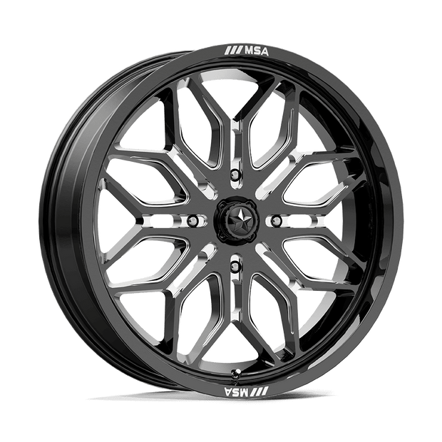 MSA Offroad Wheels M47 Sniper UTV 18x7 4x156 G-BLK-MILL - MA047BE18704410