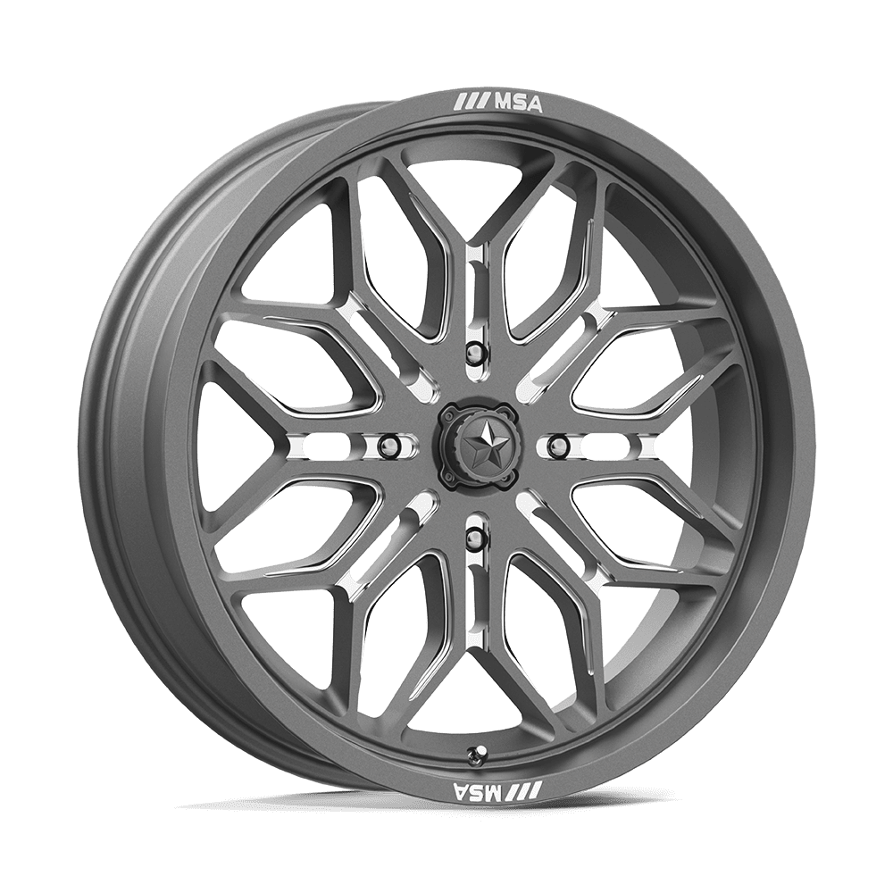 MSA Offroad Wheels M47 Sniper UTV 24x7 4x137 GNMTL-MILL - MA047AX24704810